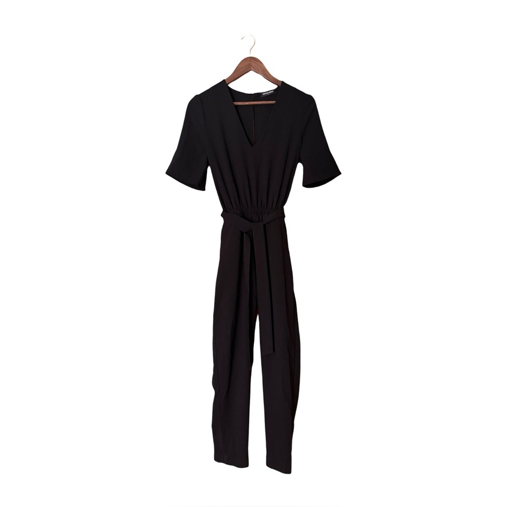 American Apparel Black Tie Up Jumpsuit Romper XS